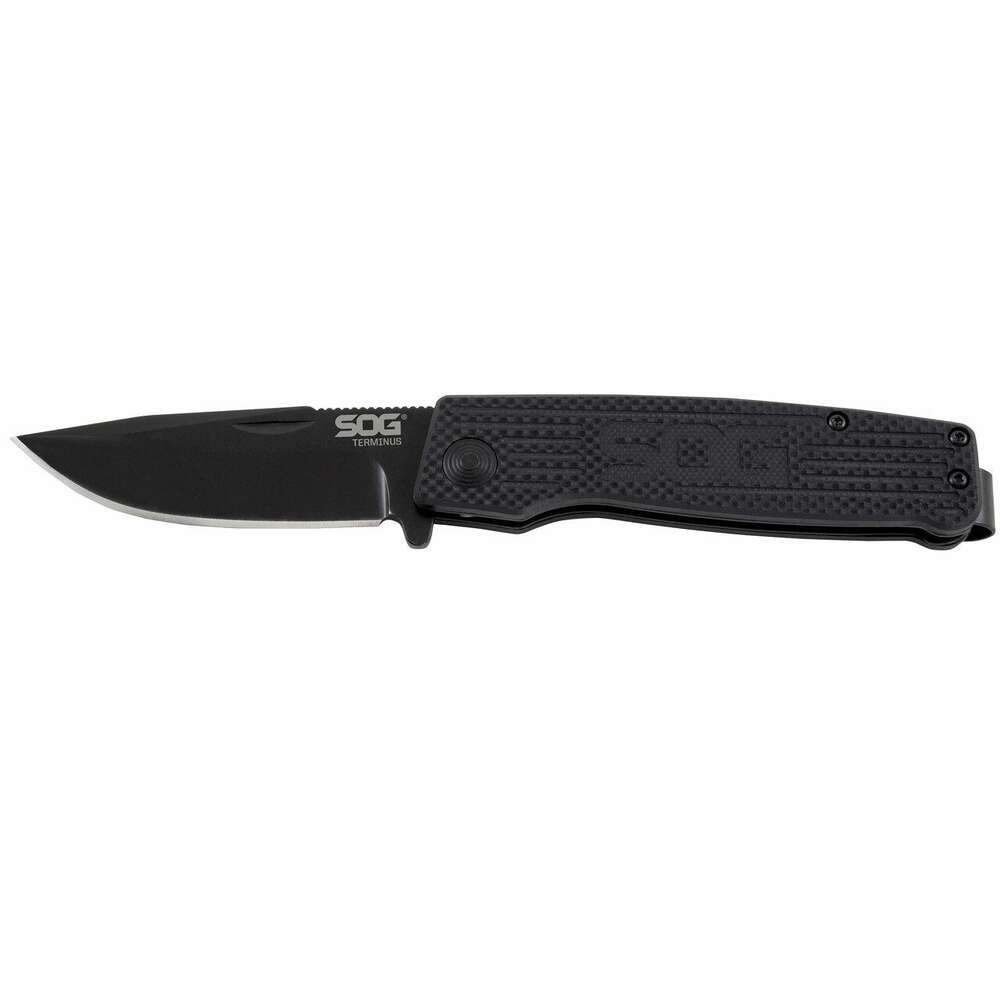 Knives SOG Knives&Tools Ready Series TERMINUS SJ LTE - CARBON and GRAPHITE